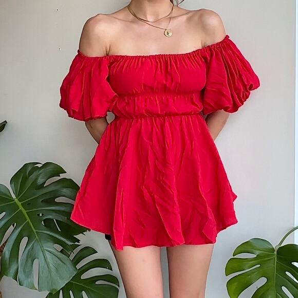 Red Princess Polly Dress - Picture 1 of 5